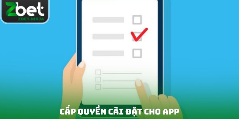 Cấp quyền cài đặt cho app