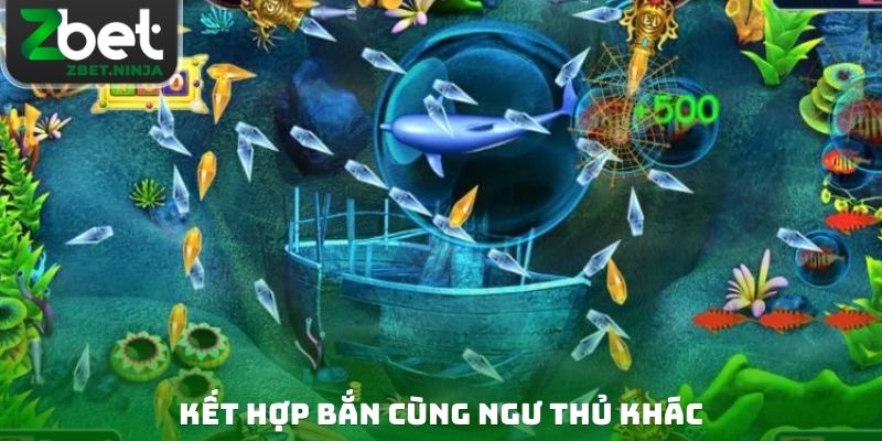 Kết hợp bắn cùng ngư thủ khác