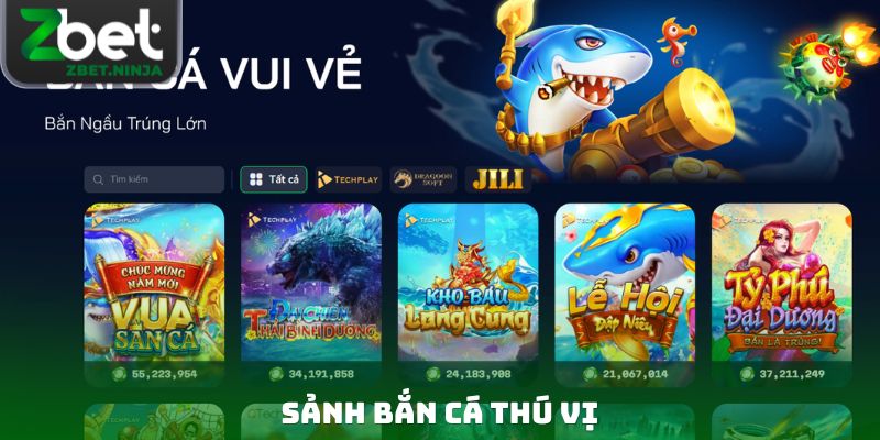 Sảnh bắn cá thú vị