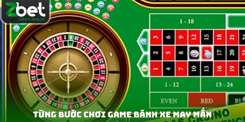 Từng bước chơi game bánh xe may mắn